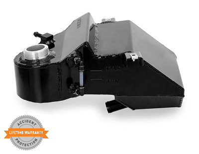 WFLNHB Aluminum Coolant Reservoir Degas Tank For 2003-2007 Ford 6.0L Powerstroke F250 F350 Excursion - Replaces 3C3Z8A080AE