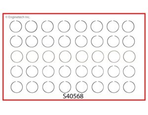 01-16 6.6L Duramax Piston Ring Set