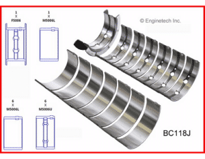 89-24 5.9L/6.7L Dodge Cummins Main Bearing Set