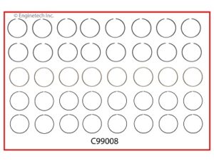 11-22 6.7L Ford Powerstroke Piston Ring Set